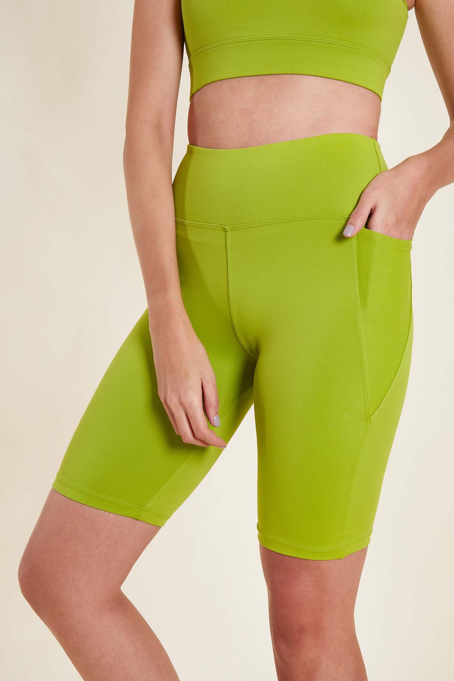 Cadlao Cycling Shorts in Lime