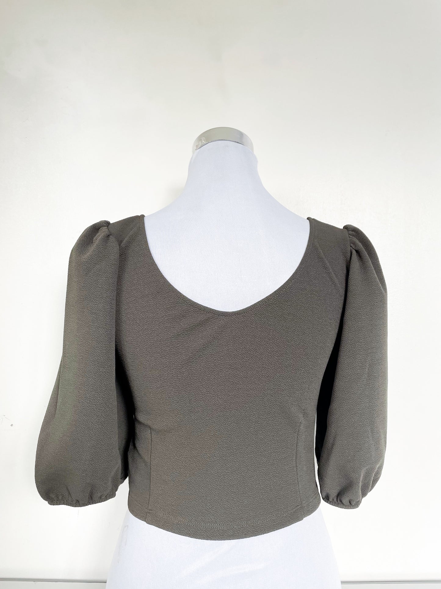 Avignon Top in Olive Green