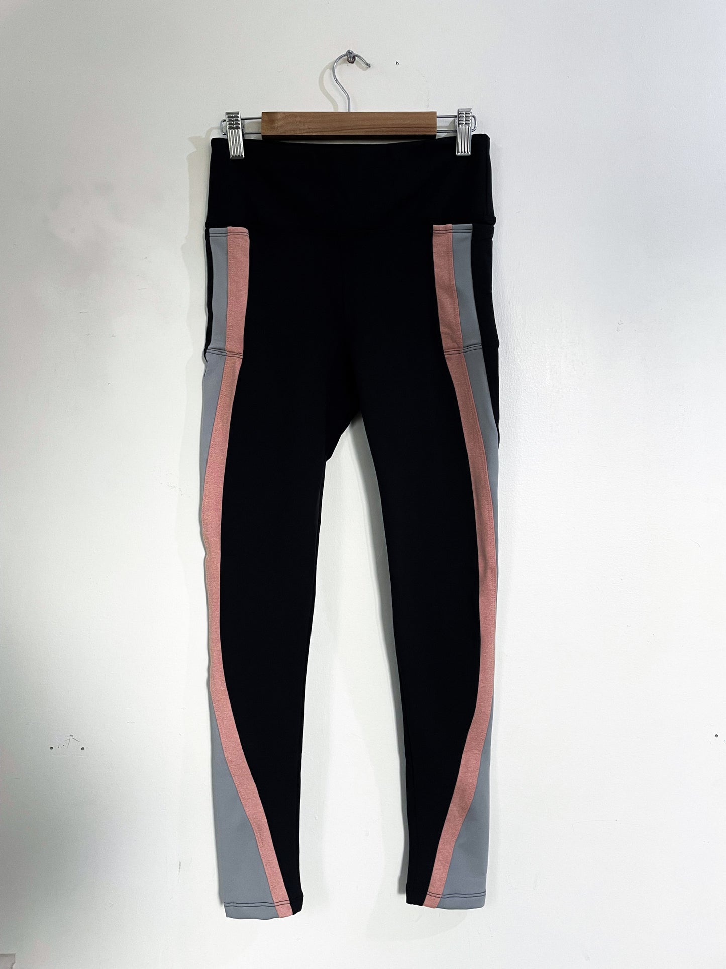 Valerie Leggings in Black / Terracotta / Grey